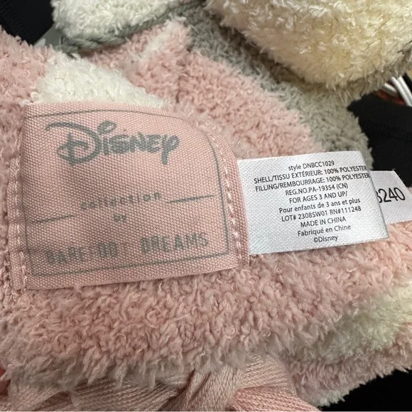 Barefoot Dreams CozyChic Vintage Minnie Mouse Buddie Blanket Dusty Rose One Size